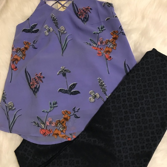 MWT Floral Print spaghetti strap shirt - Picture 5 of 7