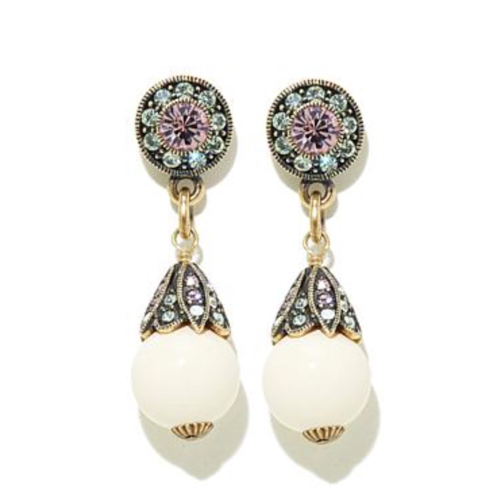 Heidi Daus Crystal Drop Earrings