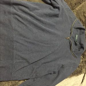 Mens Medium Polo Ralph Lauren Navy Half Zip