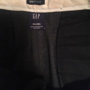 Dark Gray Gap wide leg dress pants.