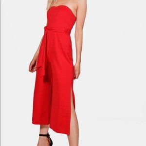 Petite Bandeau Jumpsuit
