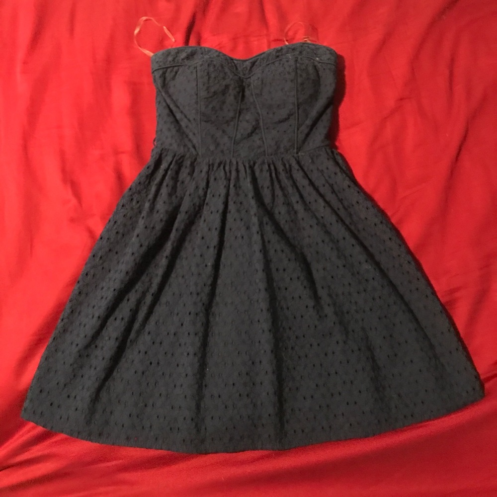 Casual strapless dress