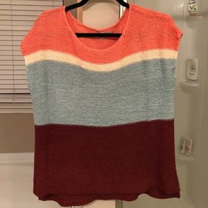 LOFT SHORT SLEEVE SWEATER