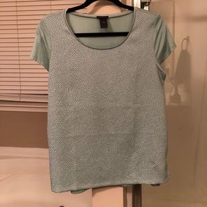 Ann Taylor Silky Teal Blouse