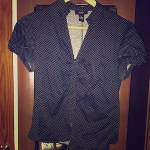 Polka dotted Alfani business top