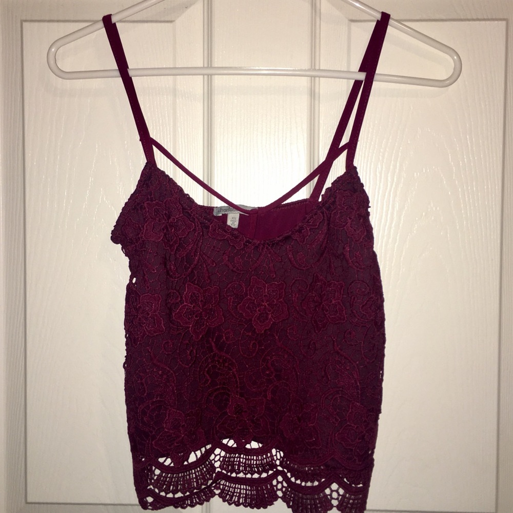 Wet Seal Lace Crop Top