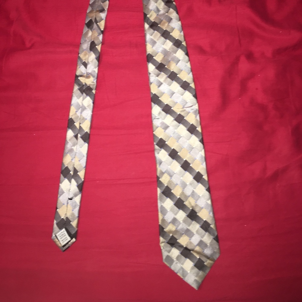 Geoffrey Beene Square Stripes Tie