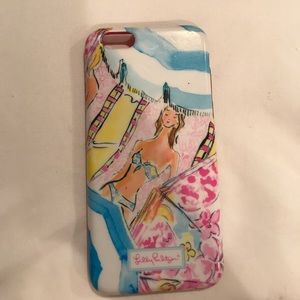Lilly Pulitzer Iphone 6 cover (under my umbrella)
