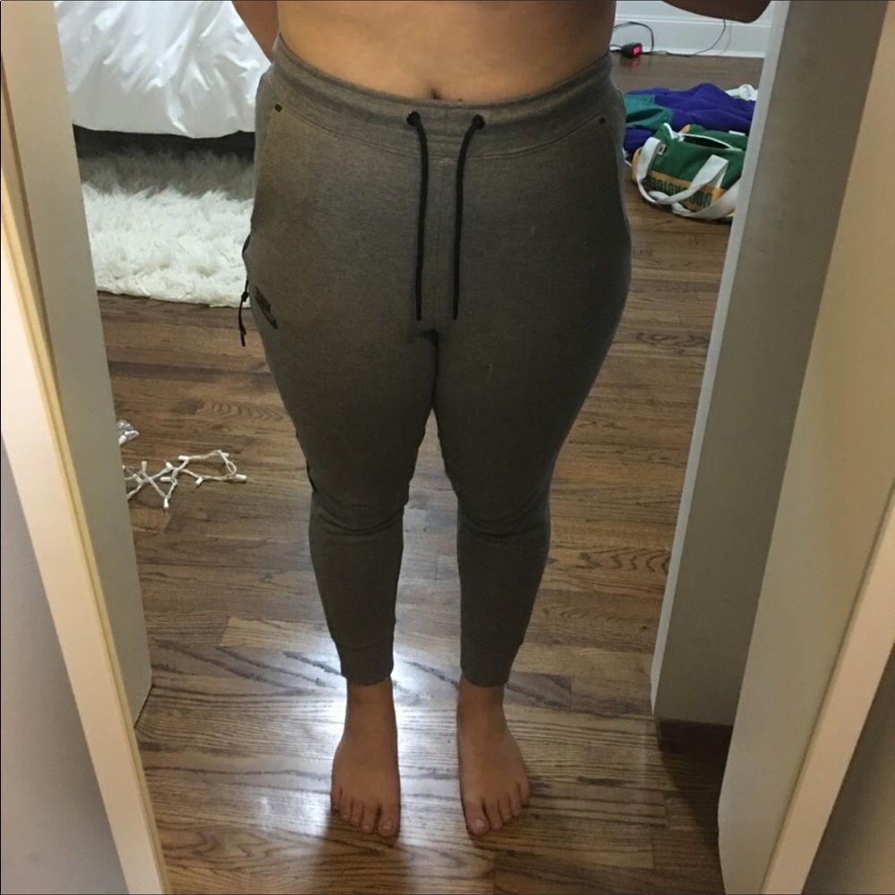 Grey Nike joggers