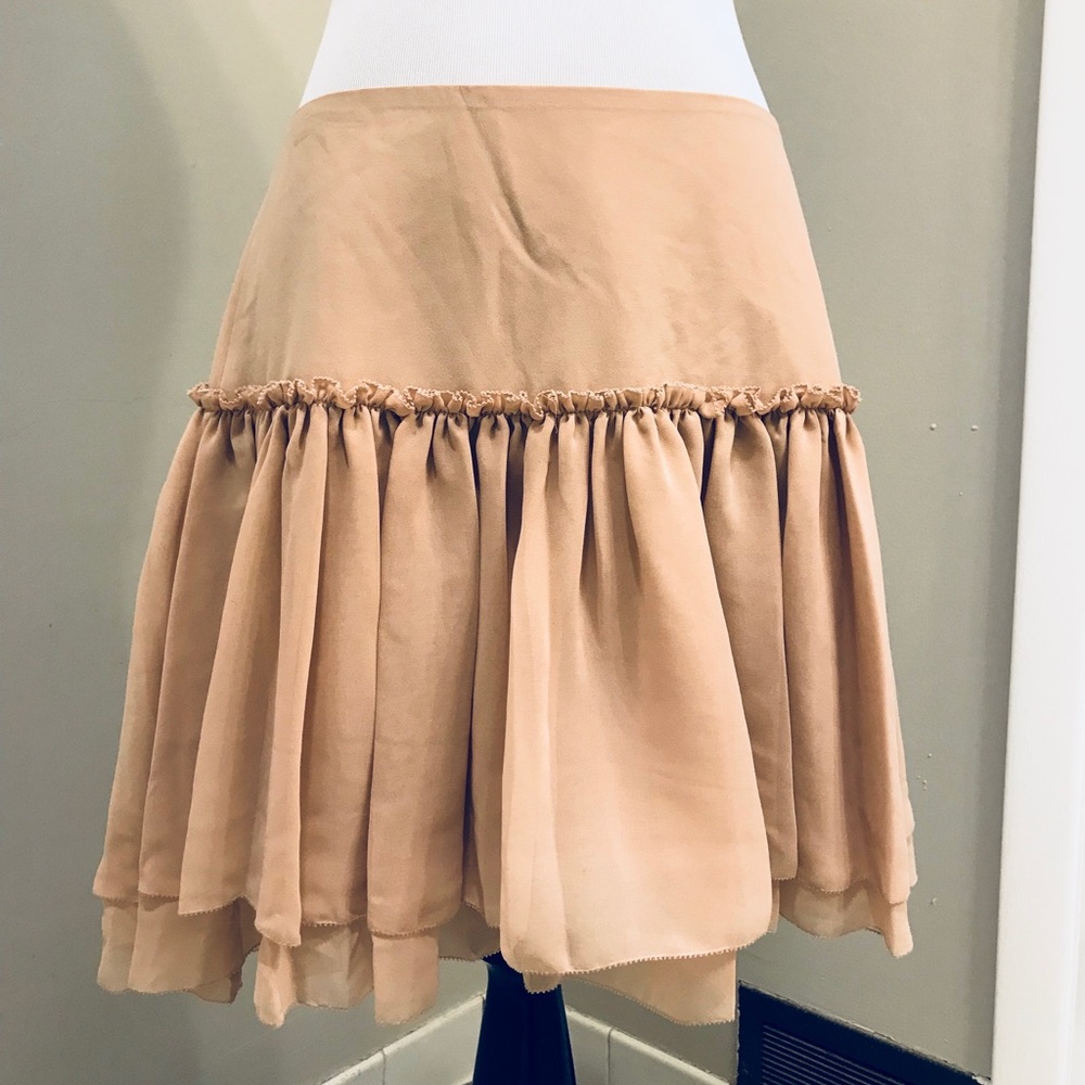 NWOT Banana Republic Drop Waist Pale Pink Skirt