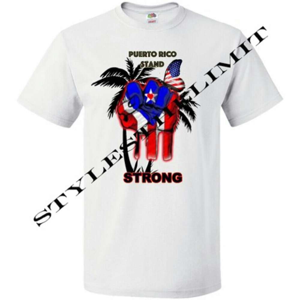 Puerto Rico support t-shirts
