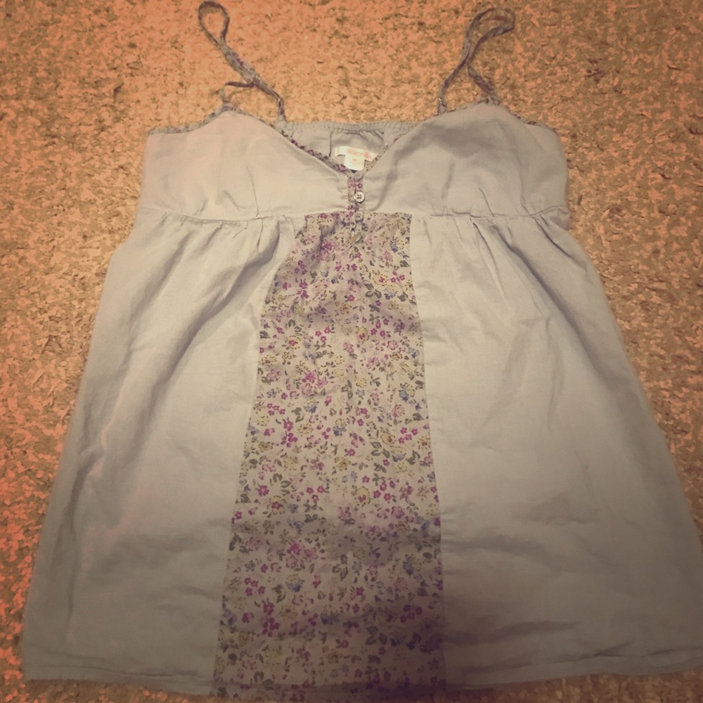 Floral tank top