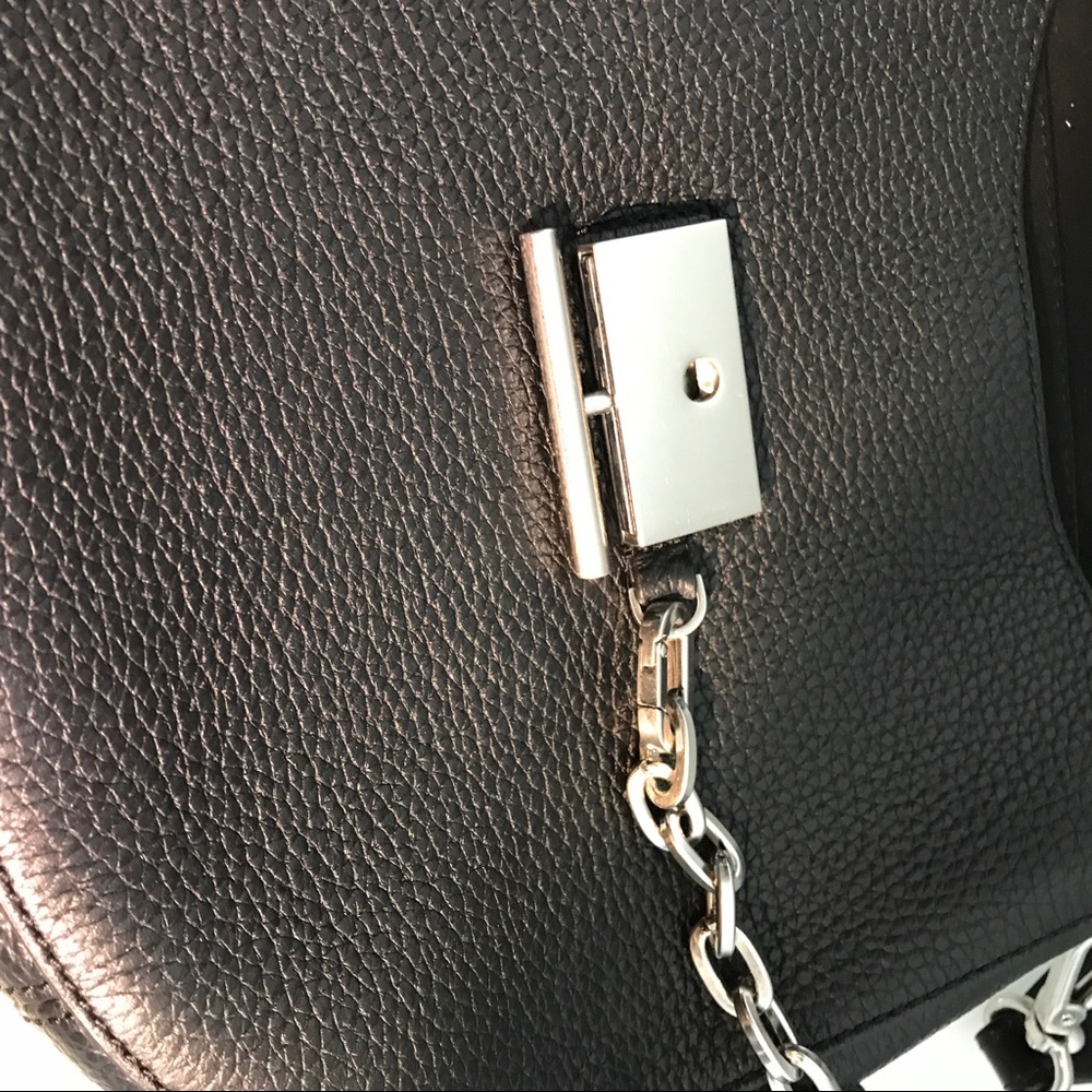 Treasure & Bond Chained Black Leather Crossbody - Picture 5 of 6