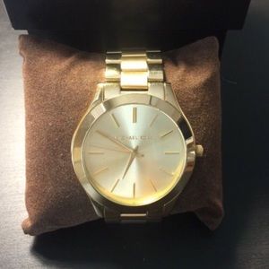 Michael Kors Gold Runway Slim Watch