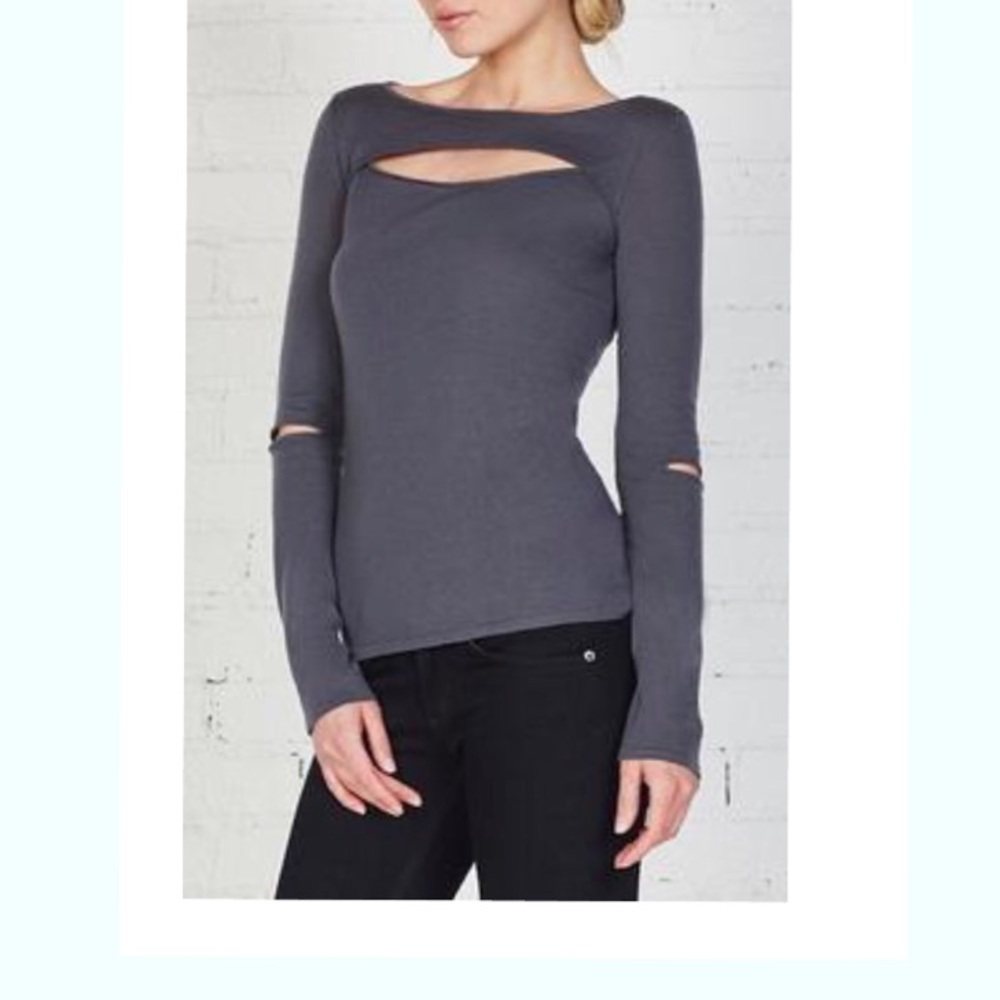 Bailey 44 Heidi Merino Wool Sweater Gray