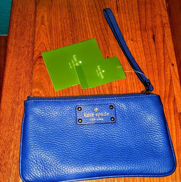 kate spade Handbags - Kate Spade blue wristlet