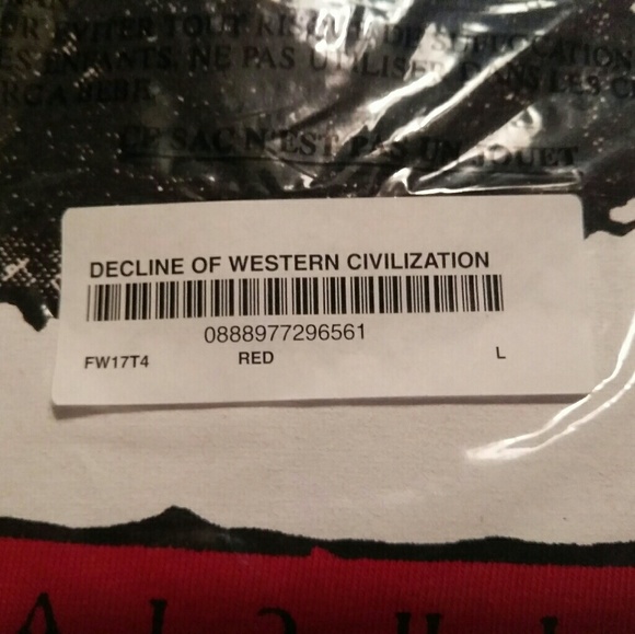 Supreme Decline of Western civilization tee large - Picture 3 of 6
