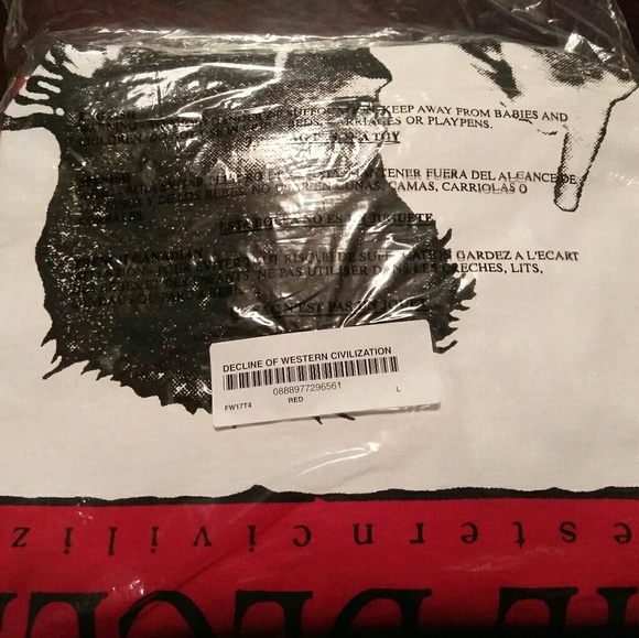 Supreme Decline of Western civilization tee large - Picture 4 of 6