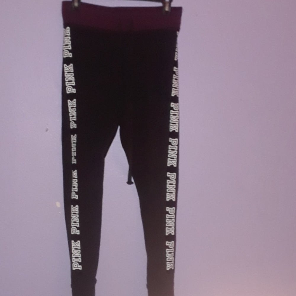 Pink yoga pants