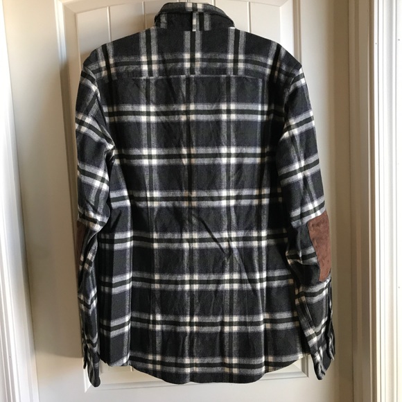 Bloomingdales Button Down Flannel Shirt - Picture 4 of 7