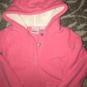 18 month pink fleece hoodie