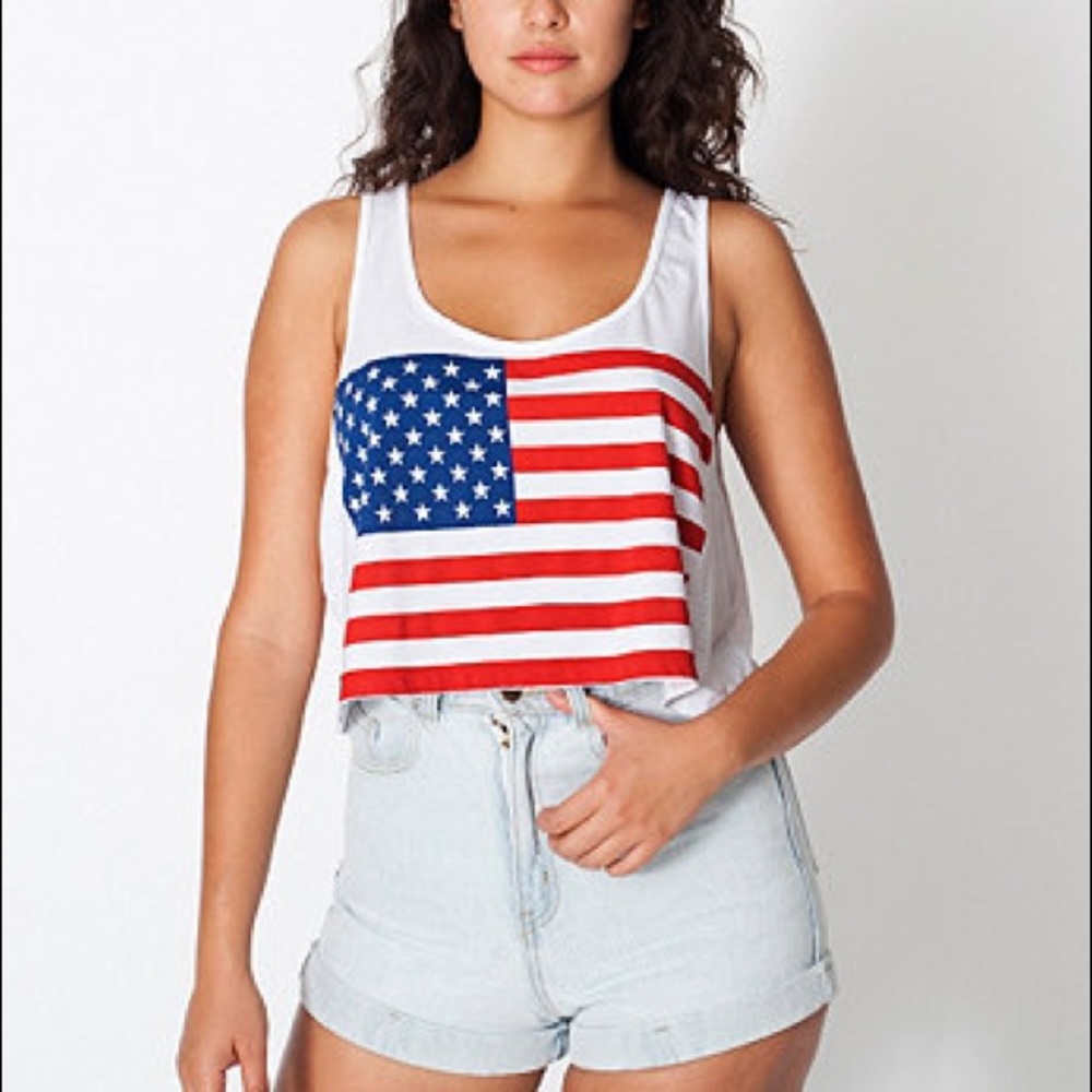 Classic American Apparel American Flag Tank