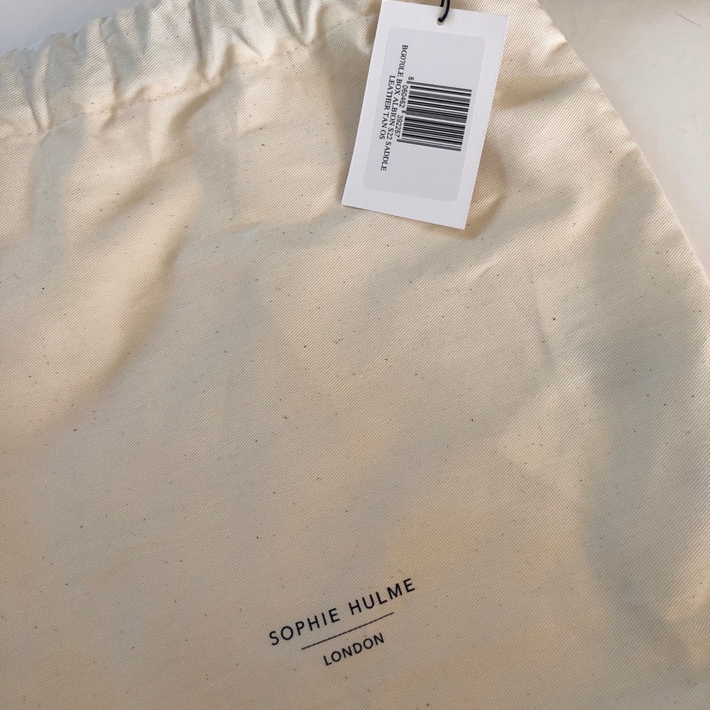 Sophie Hulme Box Tote Albion Bag In Saddle Tan - Picture 3 of 8