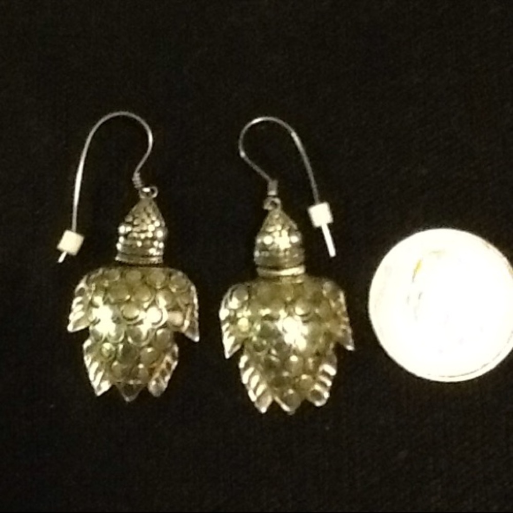 Sterling silver sea turtle earrings