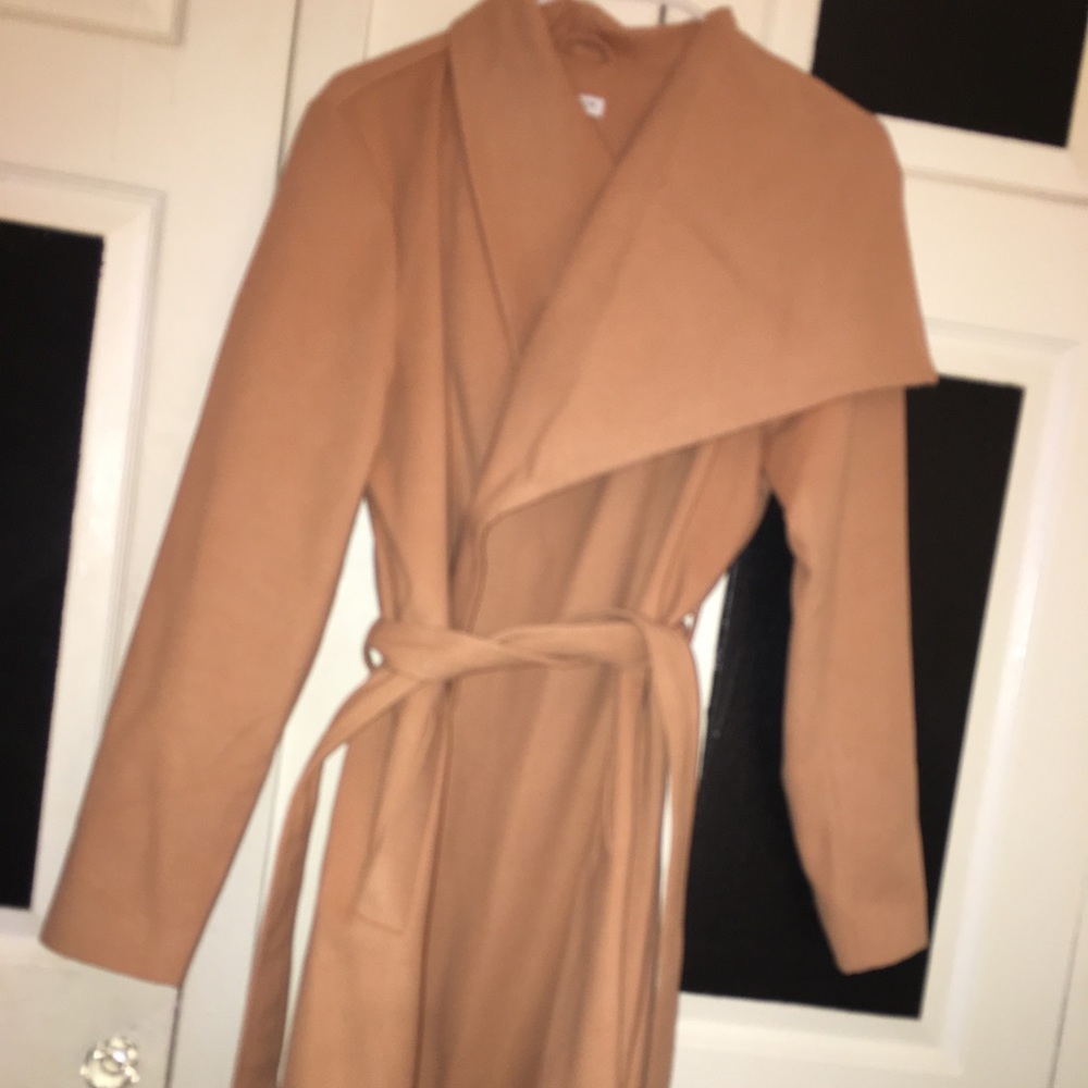 Wool Blend Trench Coat