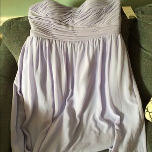 Modcloth/Donna Morgan chiffon lilac dress NWT