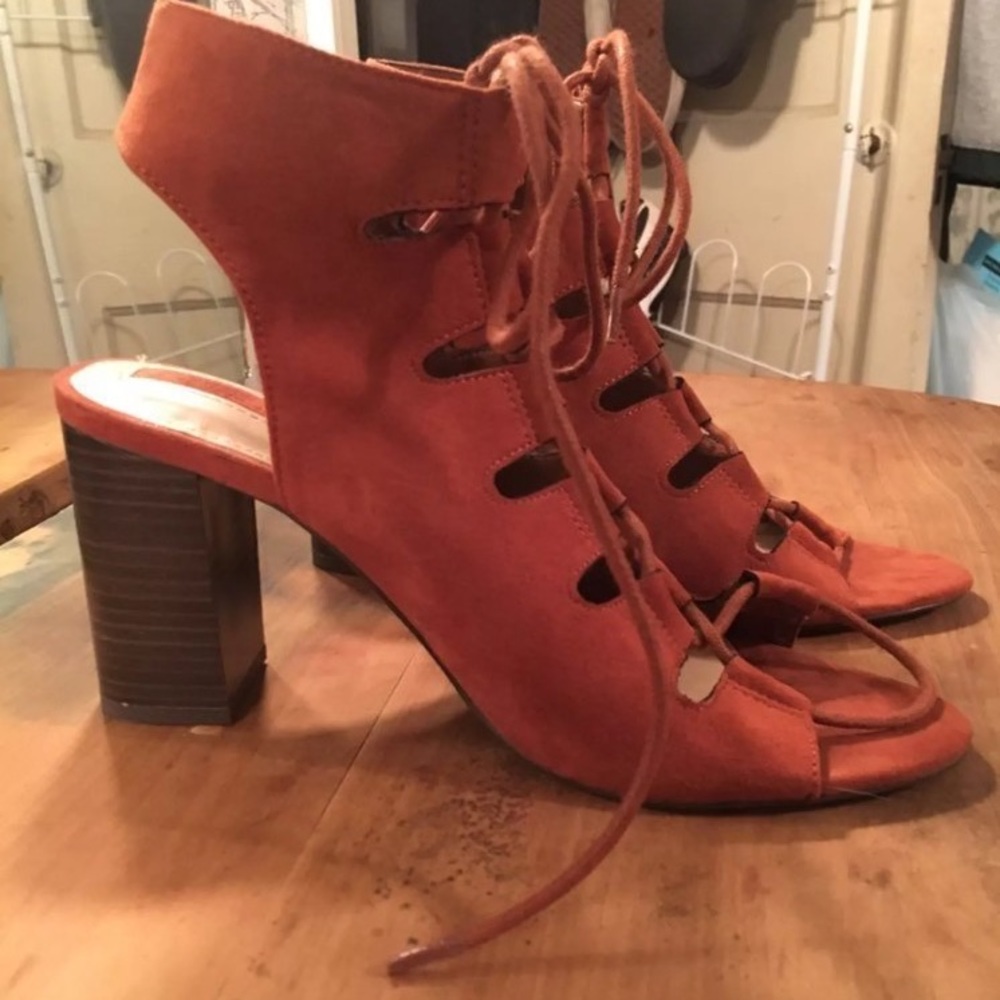 Forever 21 Lace Up Heels