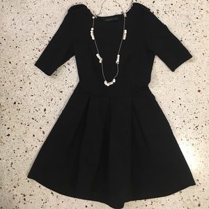 ZW - Black Pleated Dress