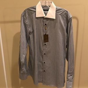 Gucci Contrast-Collar Dress Shirt