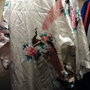Silk robe