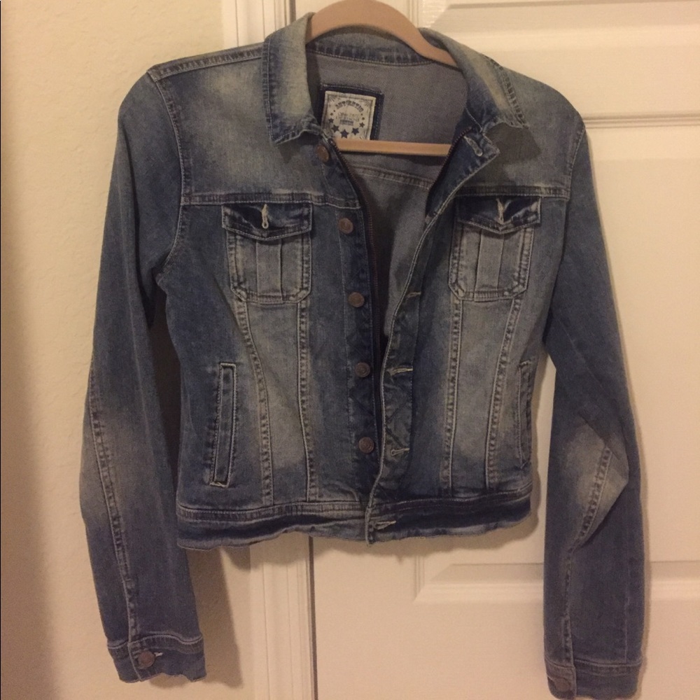Jeans cropped jacket