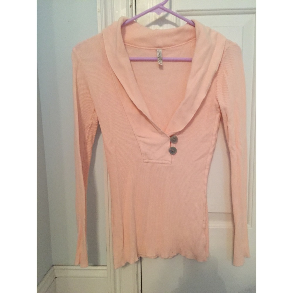 Light pink thermal long sleeve