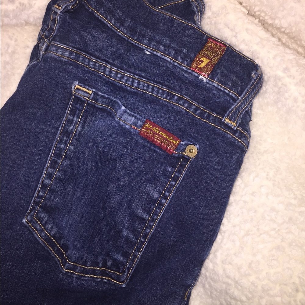 7 For All Mankind Skinny Jeans size 25