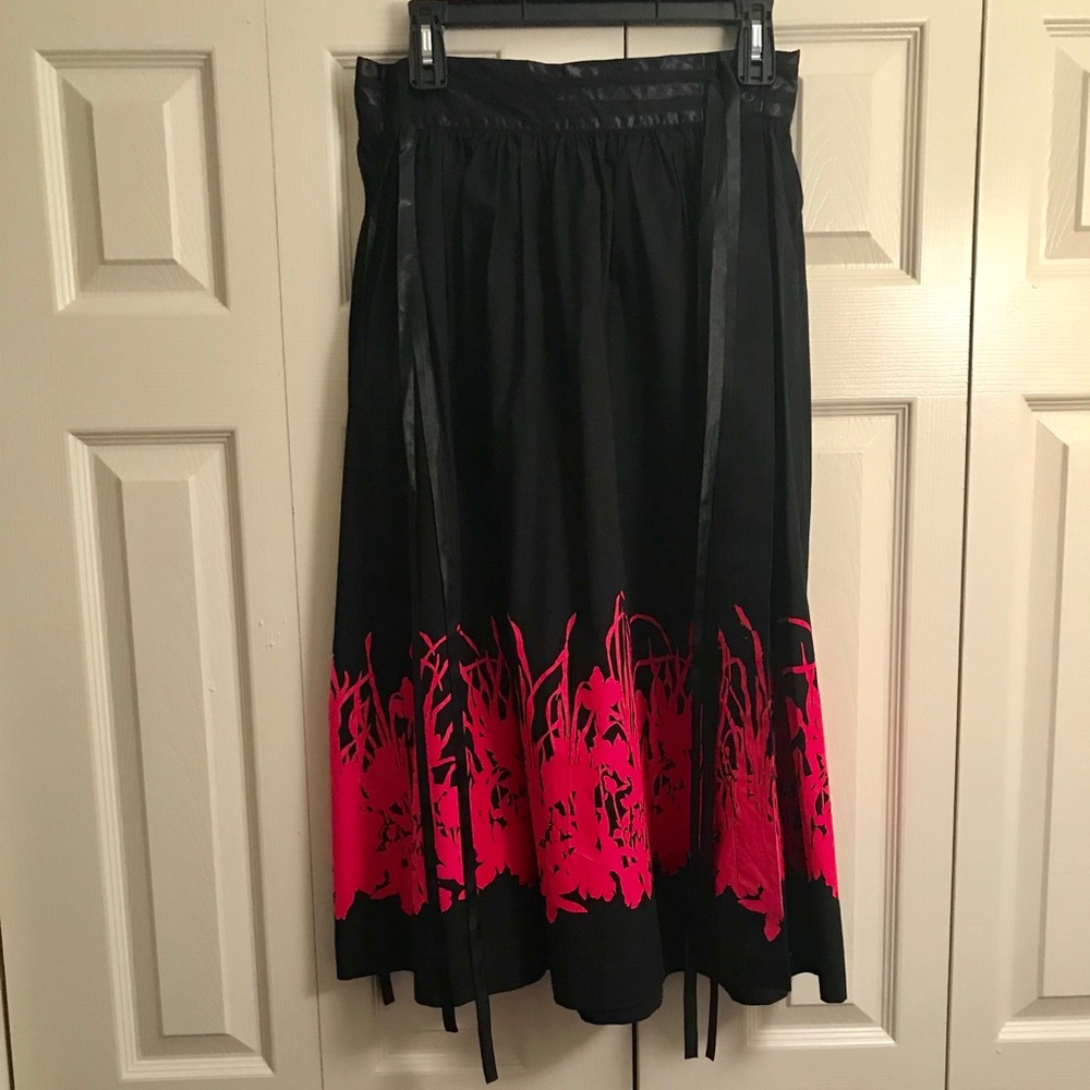 Paint the Town Black and Pink Skirt
