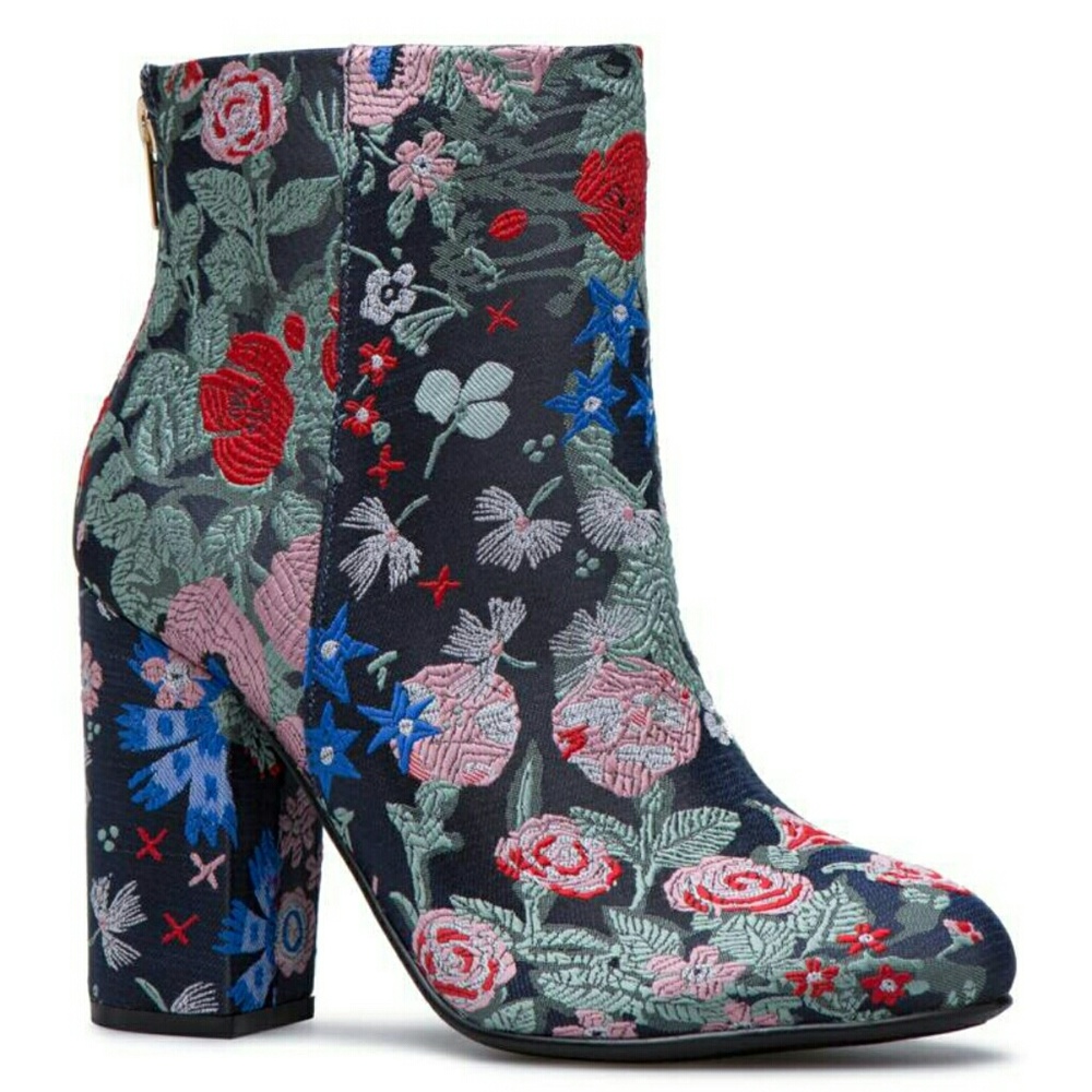 Brocade bootie