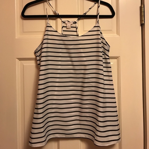 J. Crew Tops - J. Crew black & white top