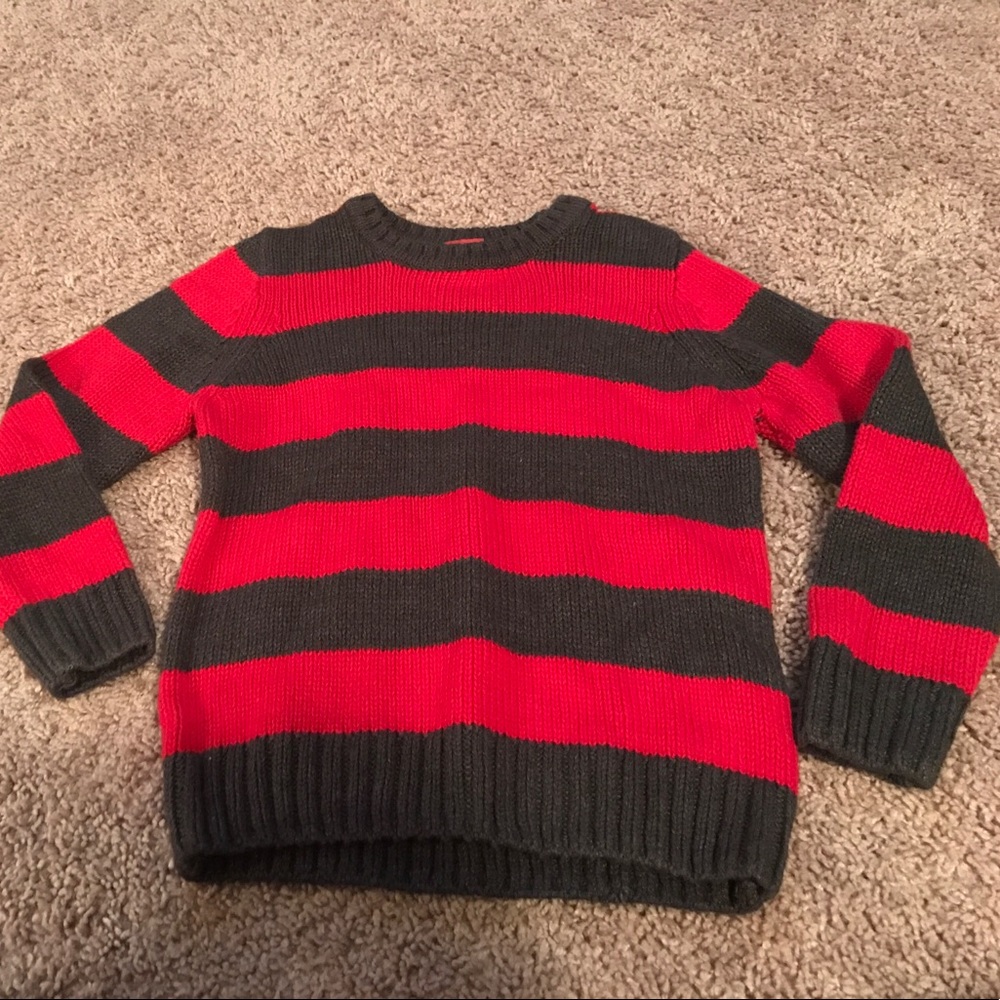 Arizona red and grey sweater
