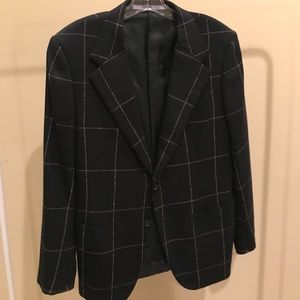 Valentino Windowpane Sport Coat