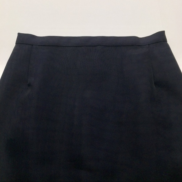 ✨5 FOR $25✨  Maruccia Mandelli for Krizia Navy Mesh PencilSkirt - Picture 3 of 8