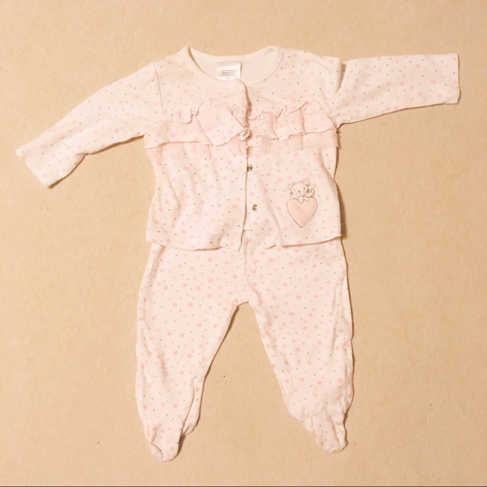 Polka Dot Ruffled Set