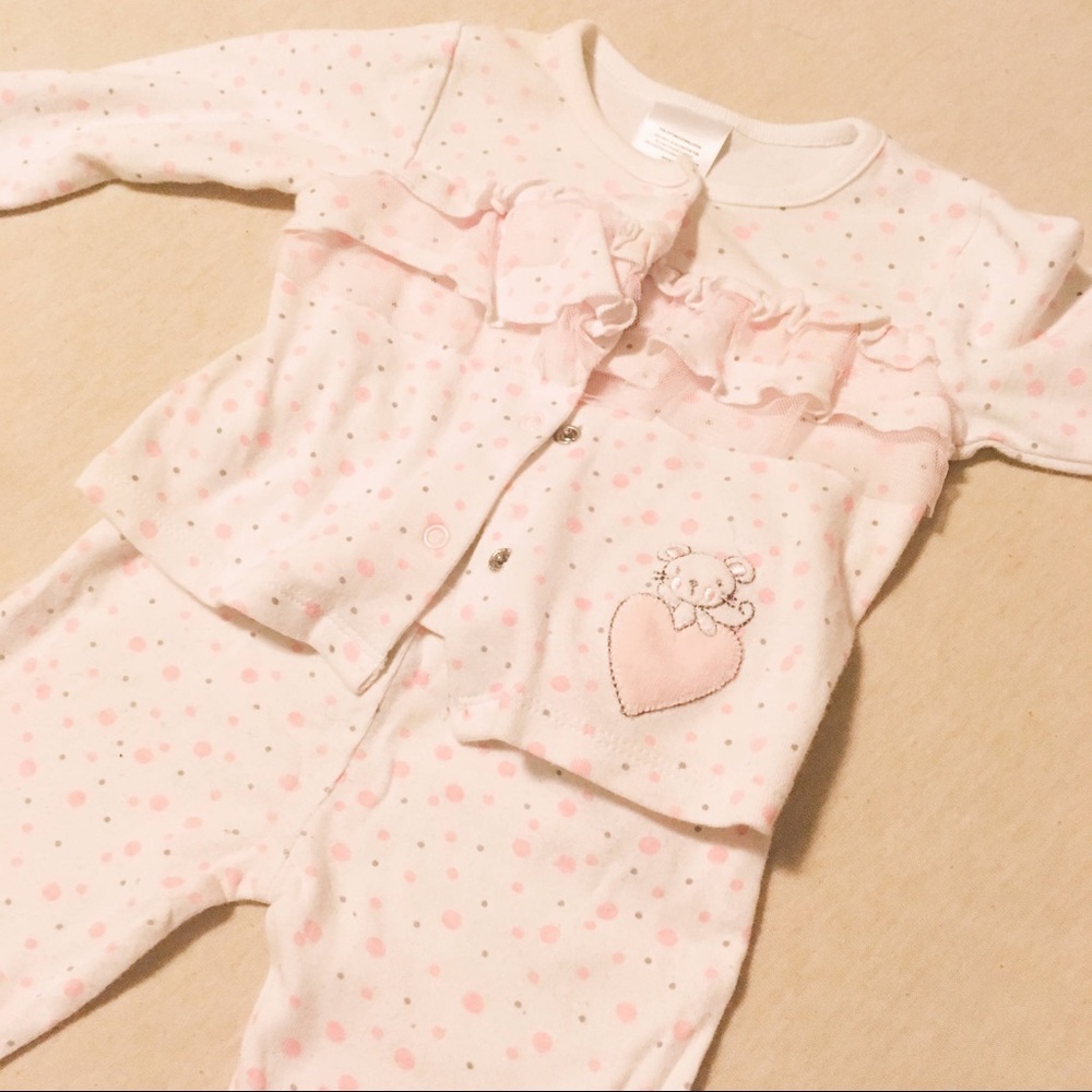 Polka Dot Ruffled Set - Picture 3 of 4