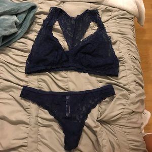 Victoria's Secret Bralette and Thong Set