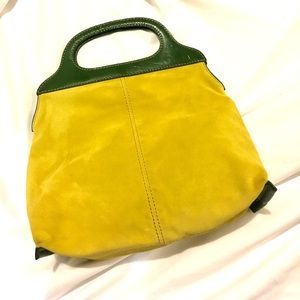 J Crew Suede Color Block Purse Handbag