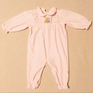 Classic Pooh Velour Onesie