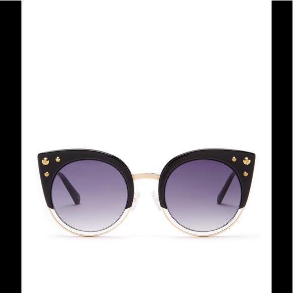 Pierre Balmain Accessories - Pierre Balmain Black & Gold Cat Eye Sunglasses NWC