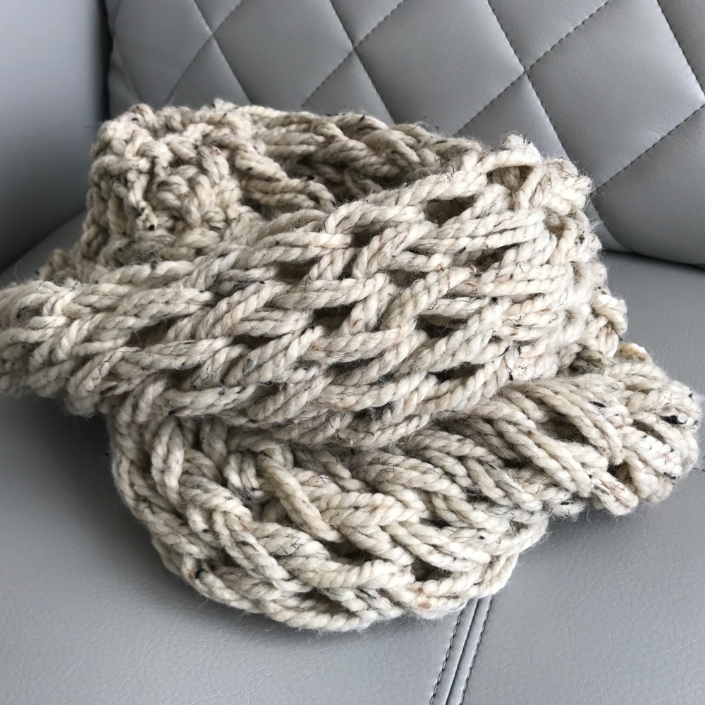Handmade Wool Infinity Scarf